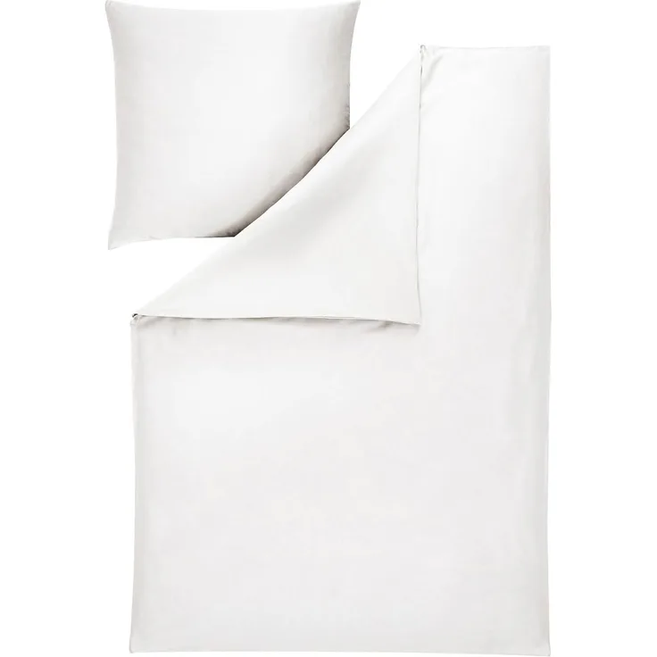 Estella Mako-Satin Kopfkissenbezüge Atelier Valetta Uni 40x80