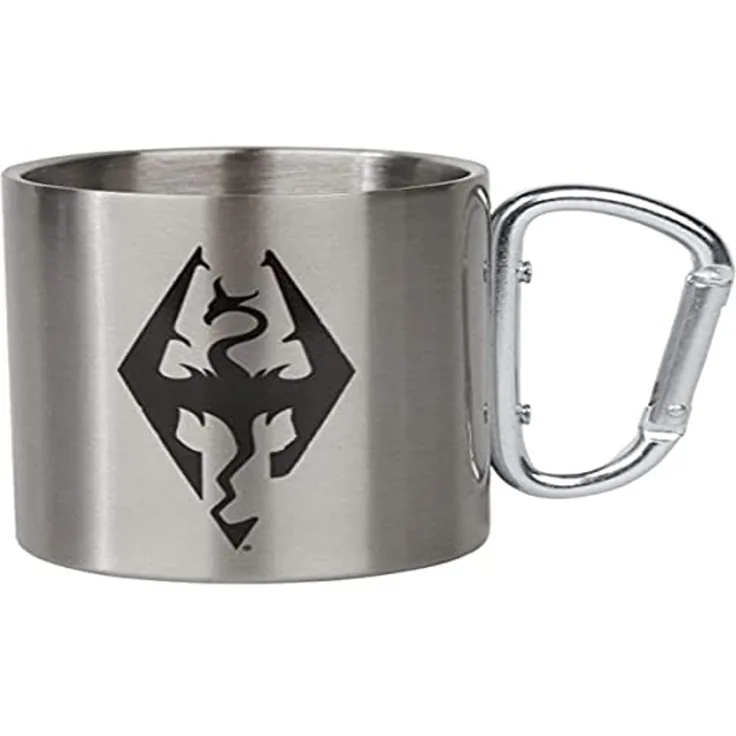 becher Skyrim silber-schwarz 250 ml