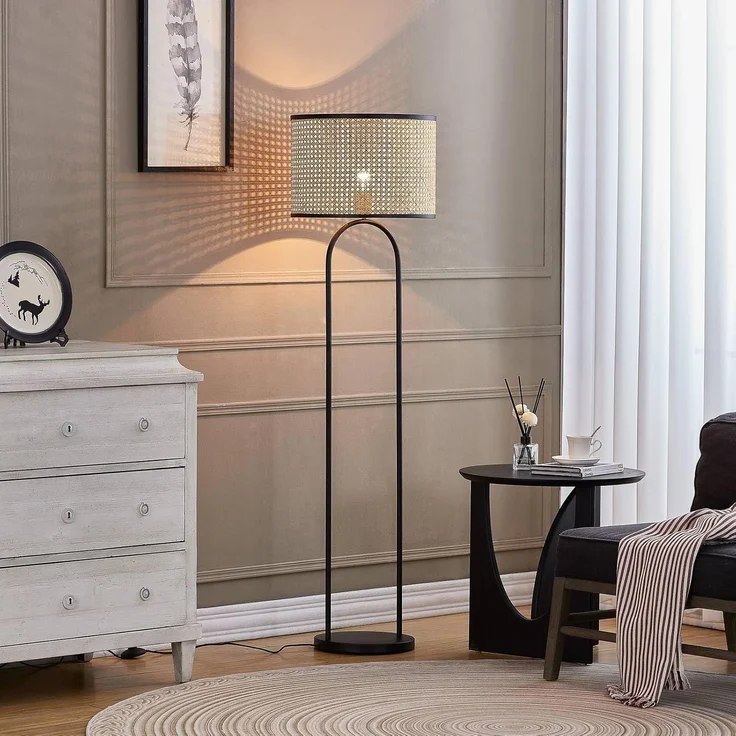 Lindby Stehlampe Yaelle, Holz IP20, 1 x 15 W LED – Bild 2