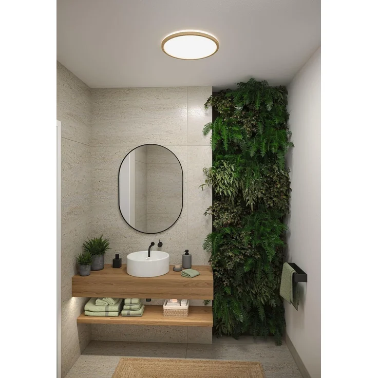 Paulmann 71260 LED Panel Atria Shine 398mm 3000-6500K Holzoptik IP44 – Bild 8