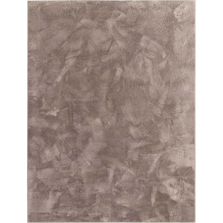 TaCa Home Teppich Flauschiges Hasenfell Imitat, rechteckig, Höhe: 14 mm, Wohnzimmer Schlafzimmer Esszimmer Kinderzimmer, Taupe - 60 x 90 cm – Bild 3