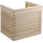 Sentiotec Ofenschutzgitter Emotion Fichte Schutzgeländer für Saunaofen 57 x 48 x 58 cm