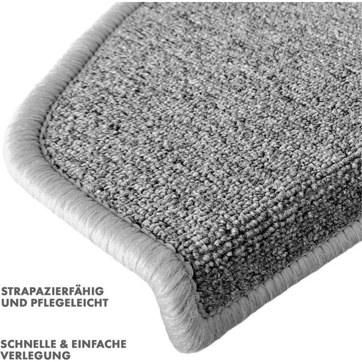 Floordirekt Stufenmatte London Pro, Im modernen Design, Halbrund, Rutschhemmende Oberfläche – Bild 3