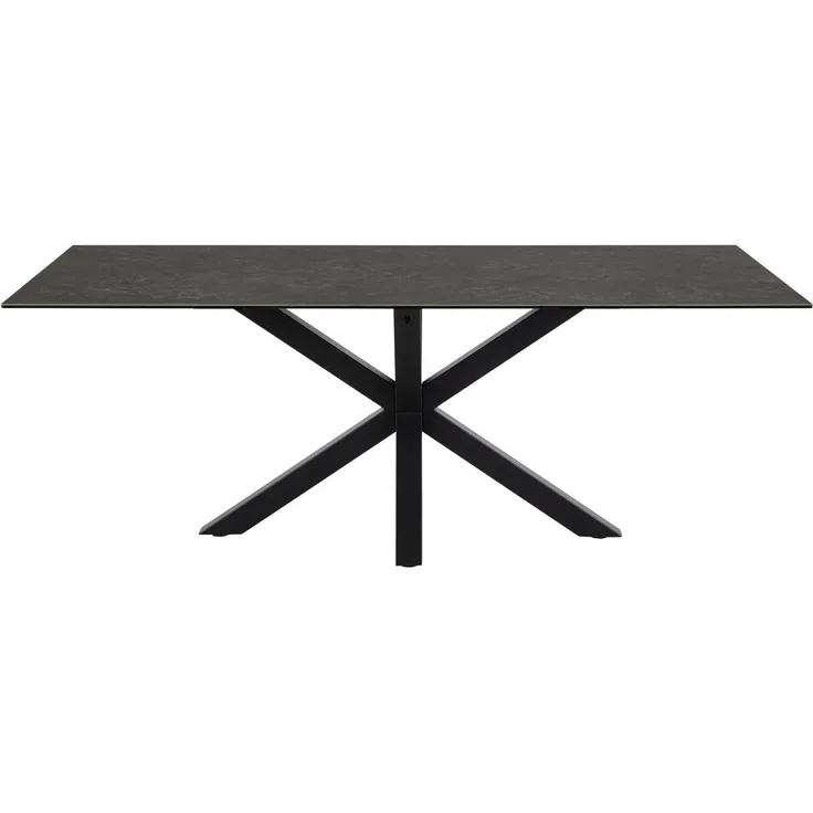 ACTONA GROUP Esstisch Hanna, TOPSELLER! (Tisch, Esstisch, OTTOs Choice), mit einer schwarzen Keramik-Optik Tischplatte, Breite 200 cm