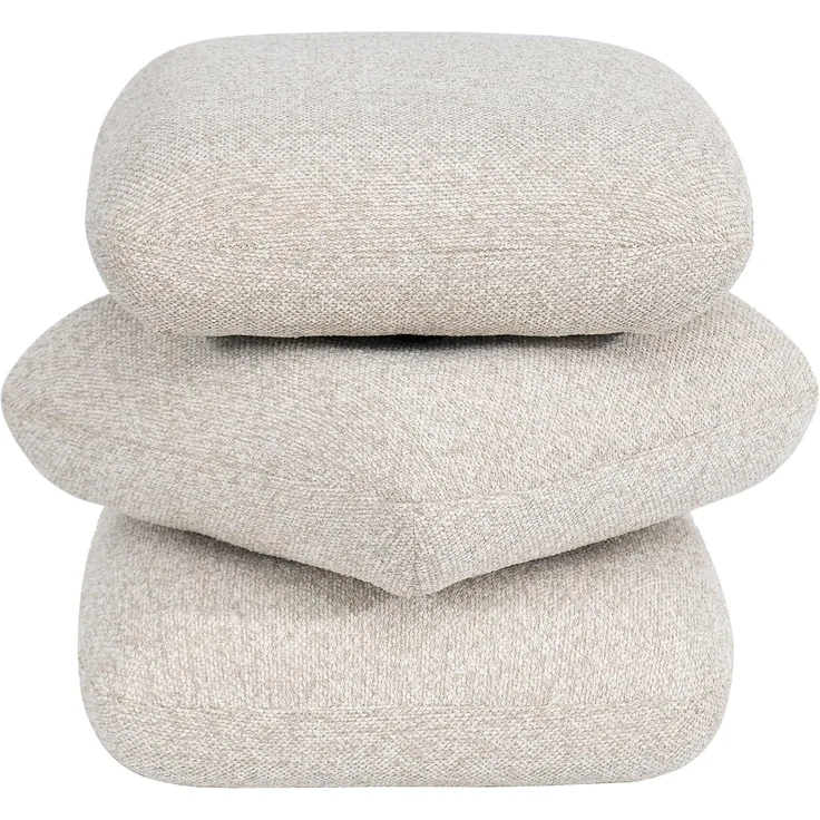 Duhome Hocker (9272D1), Bouclé Stoff, 360° Drehbar, Modern