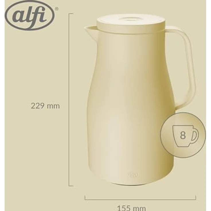 Alfi Isolierkanne Neo soft yellow 1,00l – Bild 7