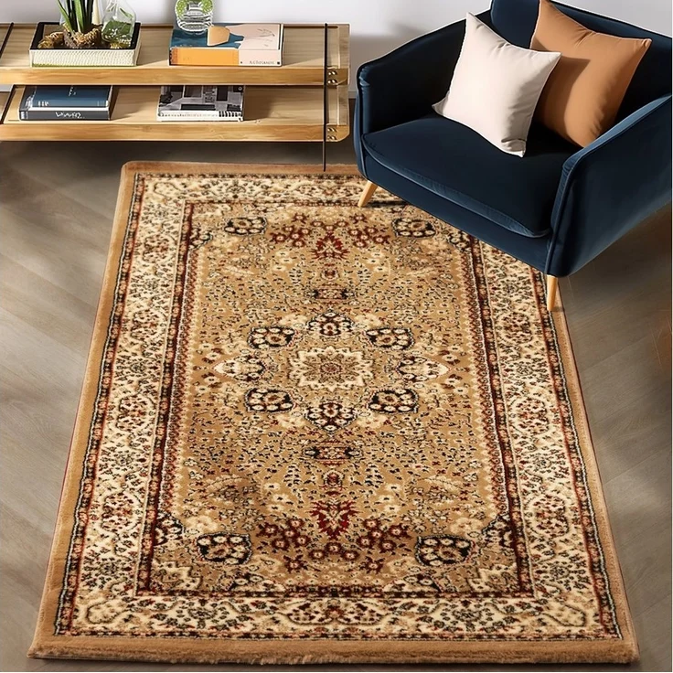 Carpettex Orientteppich Orientalisch Design, Rechteckig, Höhe: 12 mm, Orinet Teppich Webteppich orientalischen Mustern Teppich Wohnzimmer – Bild 2