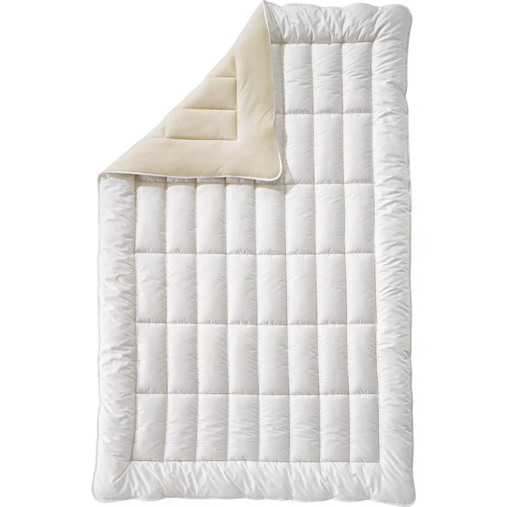 billerbeck Cosidorm nature Schafschurwolldecke 155x220 Superlight – Bild 1