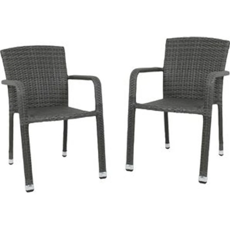 2er Set Armstuhl GETAFE stapelbar – Bild 4