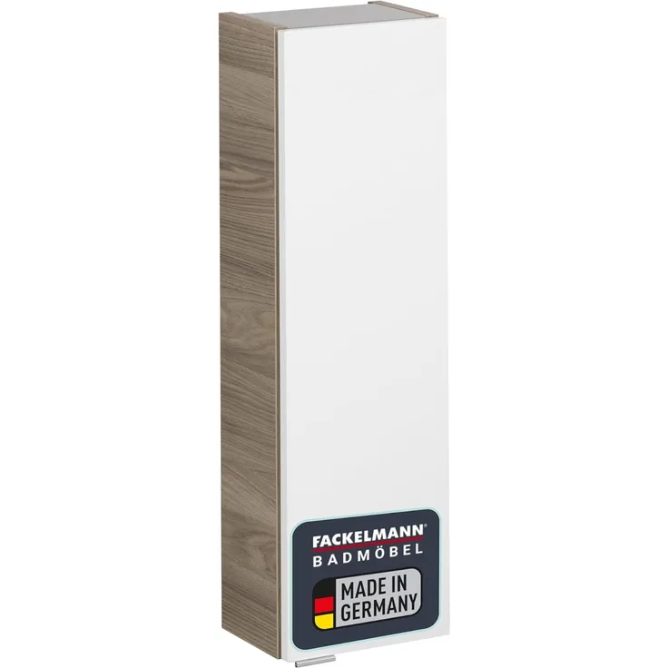 Fackelmann LUXOR Hängeschrank 20 cm, Braun hell/Weiß, rechts