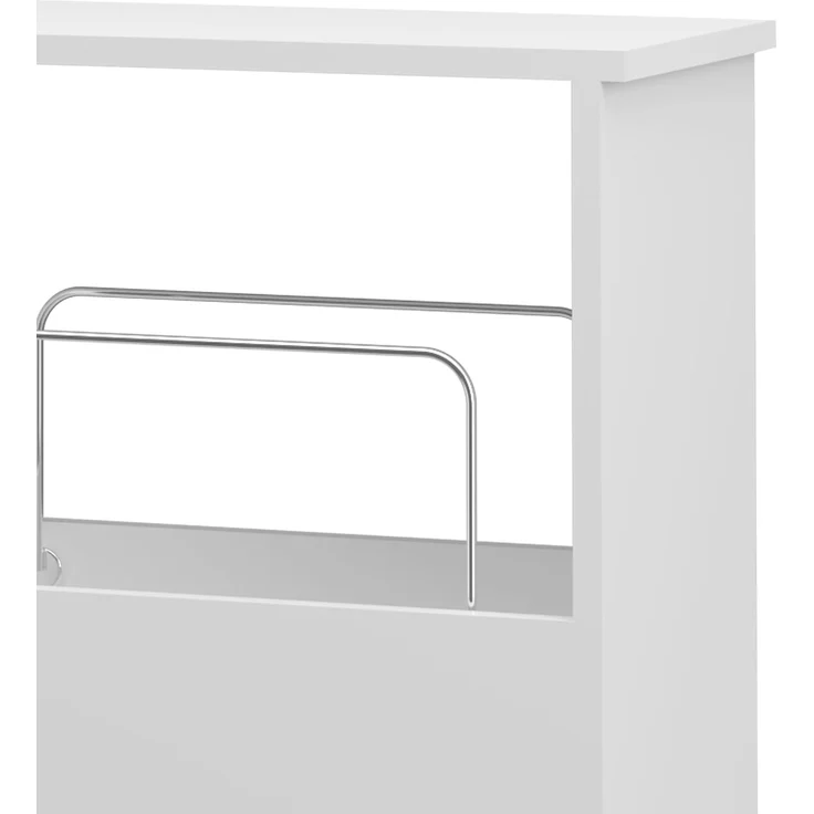 Rollwagen Katra 67x40x20 cm Weiß [en. casa] – Bild 9