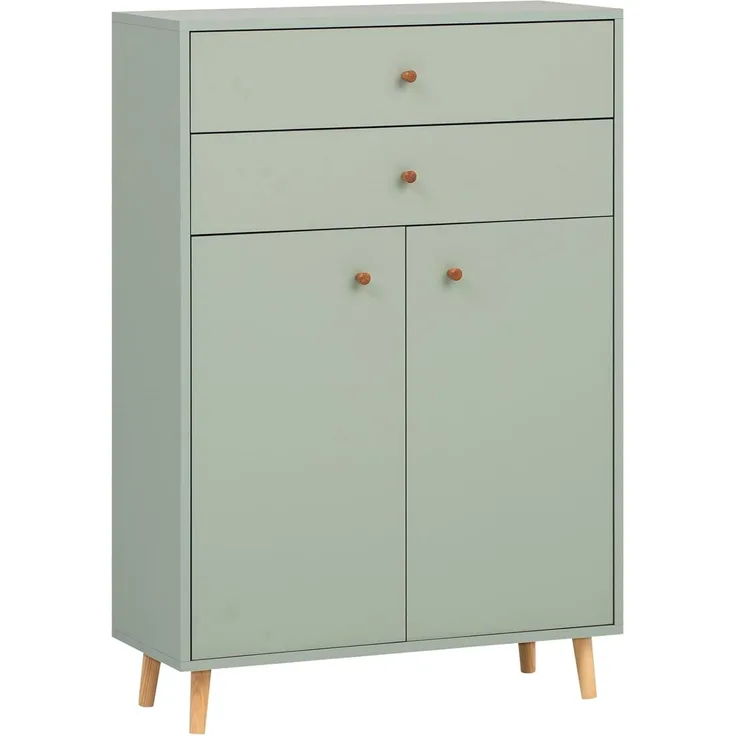 Schildmeyer Bjarne Highboard 701980, Pistazie, 77 x 33 x 113,4 cm