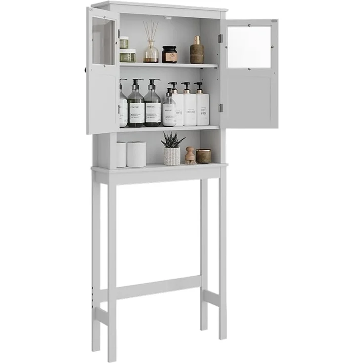 Toilettenschrank Bianco Weiß 69 x 171 cm Vicco – Bild 6