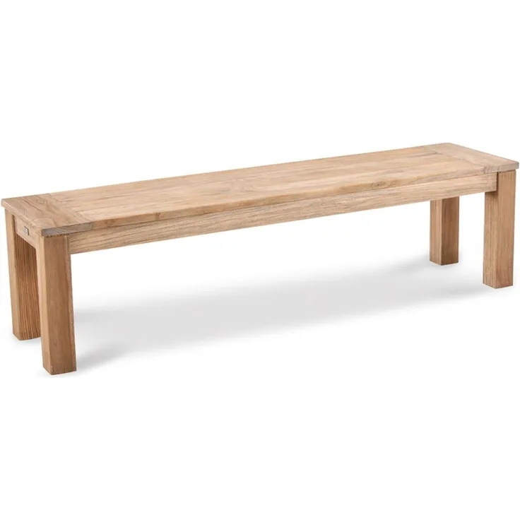 Teak-Bank Moretti grey-wash 180 cm