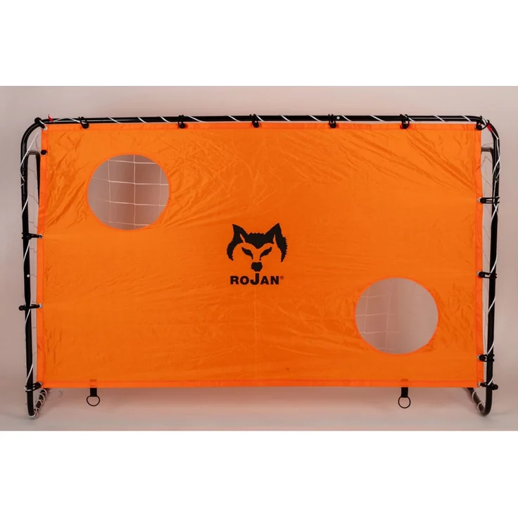 ROJAN Fußballtor mit Torwand 180x120x60cm orange Fußball spielen Tor Garten Fussball – Bild 5