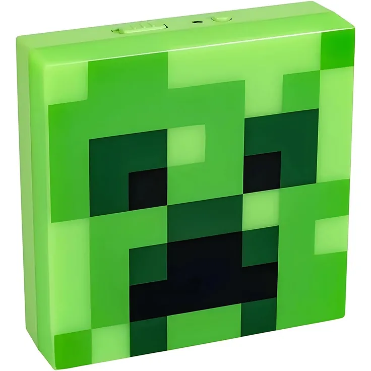 Minecraft Paladone Creeper Nachtlicht, Nachtlichtsensor-Funktion, tragbar, klebende Rückseite zur Wandplatzierung, offizielles lizenziertes Geschenk und Schlafzimmerdekor Fans