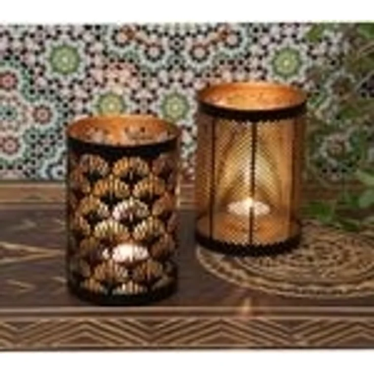 Orientalisches Windlicht Lucca 2er Set – Bild 3