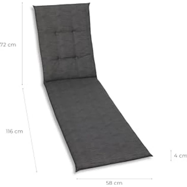 GO-DE Liegenauflage, (1 St), Maße ca.: 58 cm x 188 cm x 5 cm – Bild 3