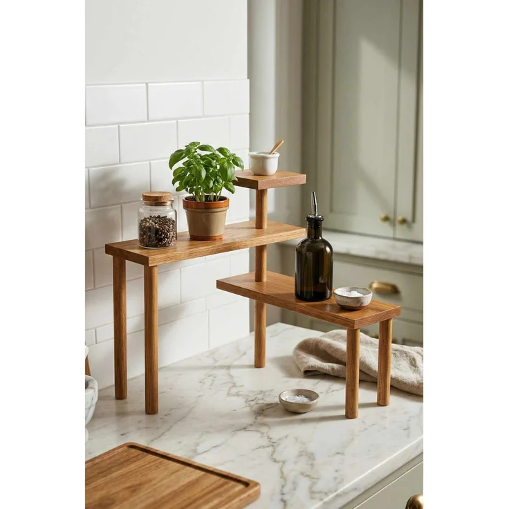 Skye Decor 'Ck31C - Pine' Küchenregal, Kiefer, 66 x 37 x 13,5 cm – Bild 1
