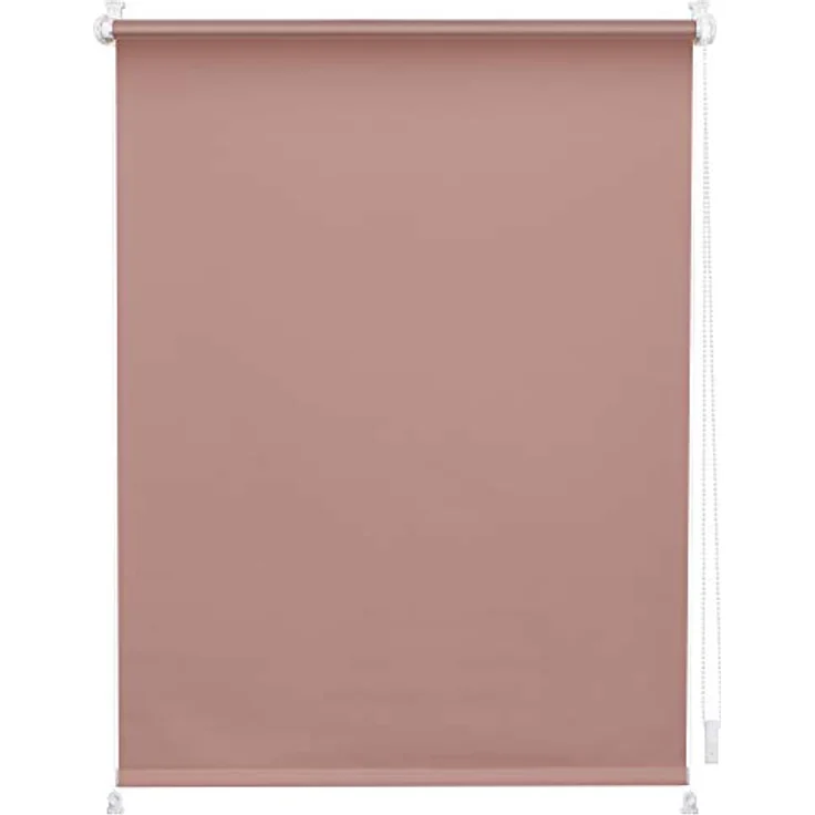 Lichtblick Verdunklungsrollo Barcelona 60x150 cm (BxL) Altrosa Verspannt; Klemm- und schraubbar; Thermofunktion – Bild 2
