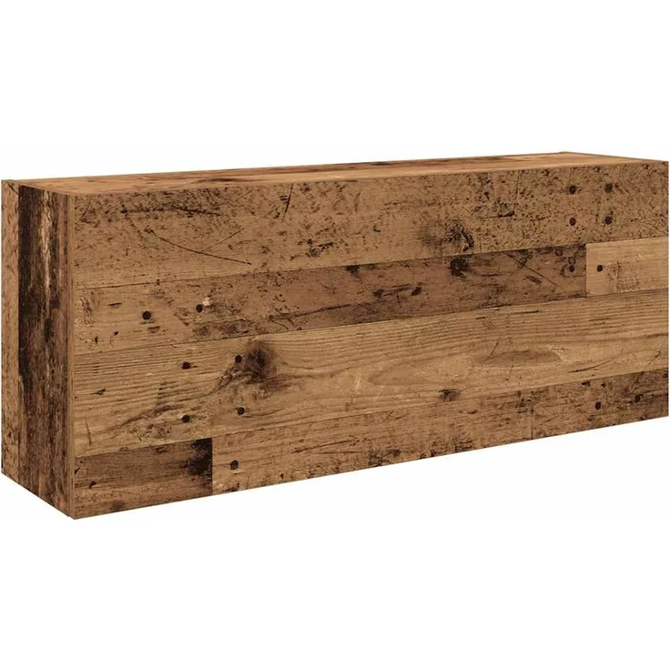vidaXL Bad-Wandschrank Altholz-Optik 100x25x40 cm Holzwerkstoff 860110 – Bild 2