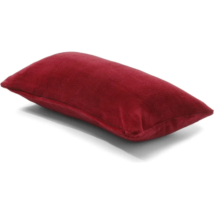 CelinaTex Dekokissen Xanio Deko Kissen Zierkissen Kopfkissen Sofa Fleece 40x60cm bordeaux, anschmiegsam,bügelfrei,flauschig,kuschelweich,leicht beziehbar – Bild 1