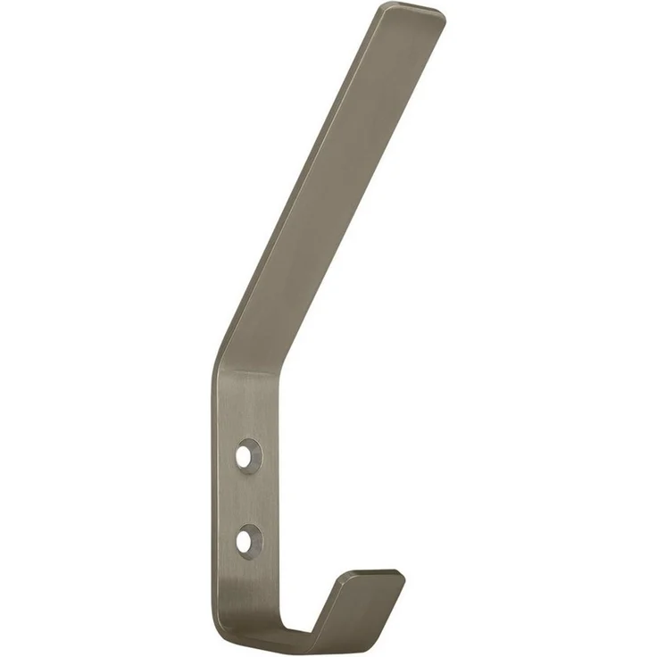 SO-TECH® Kleiderhaken doppelter Wandhaken, Edelstahl, 142 x 20 x 45 mm, (5-St), großer Jackenhaken mit abgerundeten Kanten echt Edelstahl – Bild 2