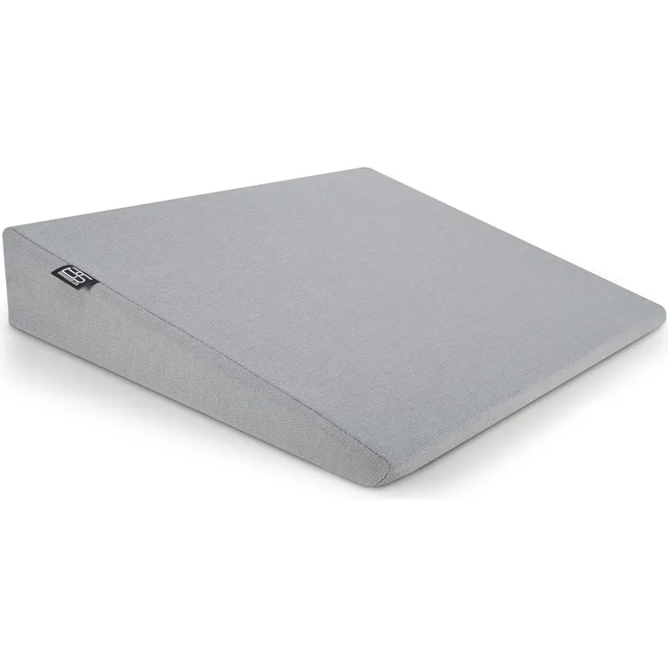 Brandsseller Sitzkeilkissen Stuhlkissen Autositzkissen Bürostuhlkissen - (38 x 38 x 8 cm/2 cm, Grau)