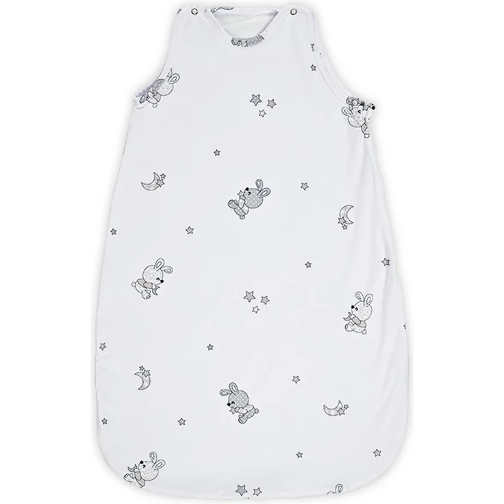 Lorelli Baby-Sommerschlafsack Summer, Länge 100 cm Breite 50 cm, 100% Baumwolle grau gemustert