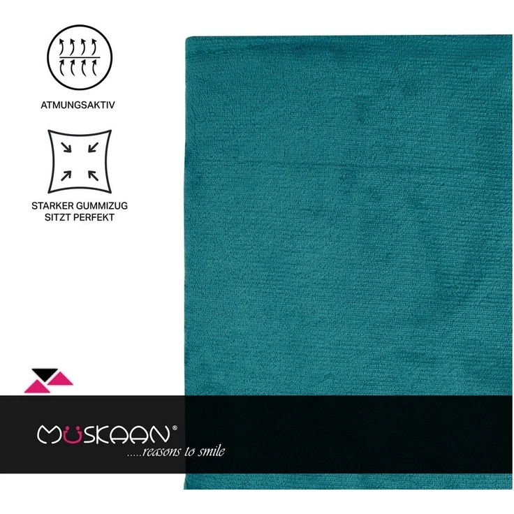 Müskaan Spannbettlaken Spannbetttuch Cashmere Touch Bettlaken Flausch Warm, Nicki, Gummizug: Rundumgummizug, Matratzen Bezug bis 22cm Matratzenhöhe Kuschelig Flauschig – Bild 1