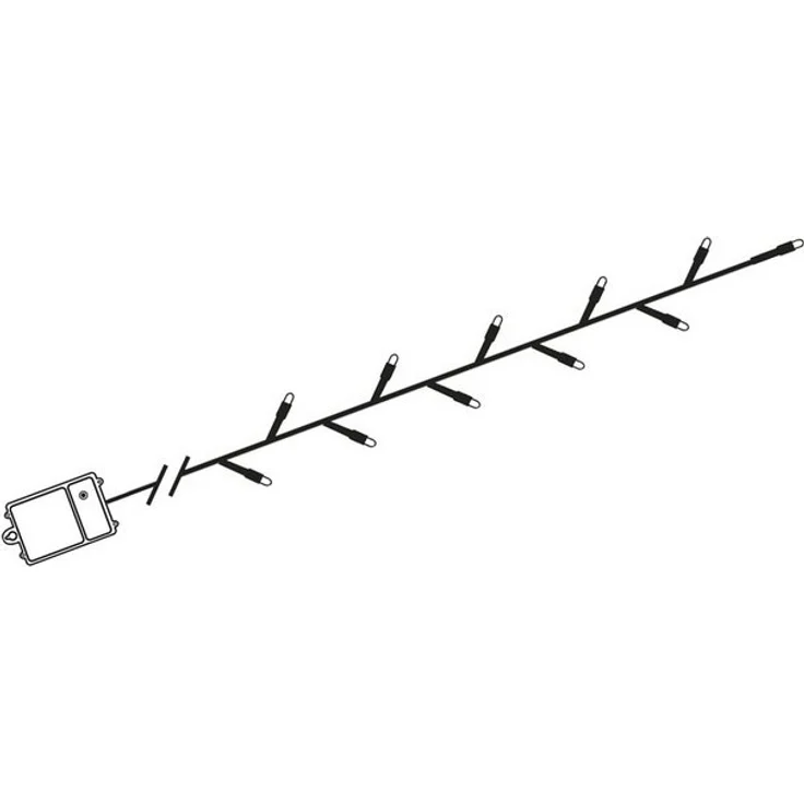 Star LED-Lichterkette 'Akku', 80 warmwhite LED, – Bild 3