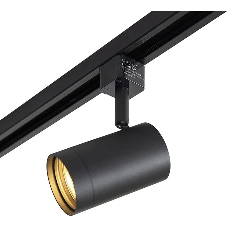 Qazqa Schienensystem-Sets Jeana, ohne Leuchtmittel, GU10, Schwarz, Modern, Stahl, Deckenstrahler 14-flammig – Bild 9