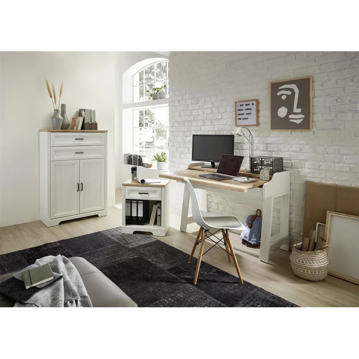 Büro-Set >Jasmin< (3-teilig) in Pinie hell