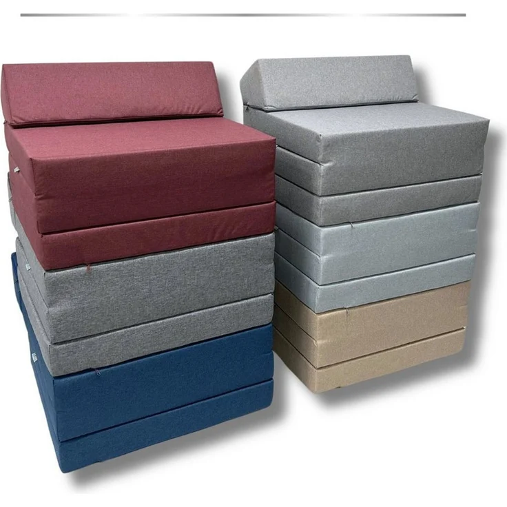 Klappmatratze Klappmatratze mit wasserfestem Bezug Komfort & Vielseitigkeit 6 Farben, FORTISLINE – Bild 2