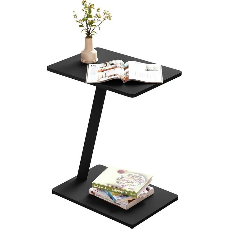 EUGAD Beistelltisch (1-St), C Form, Couchtisch mit Metallgestell, für Couch – Bild 5