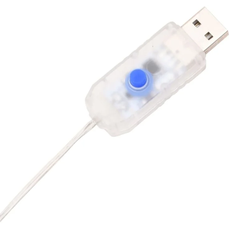 vidaXL Weihnachts-Eiszapfen-Licht 100 LEDs Warmweiß 10 m Acryl PVC 356227 – Bild 7