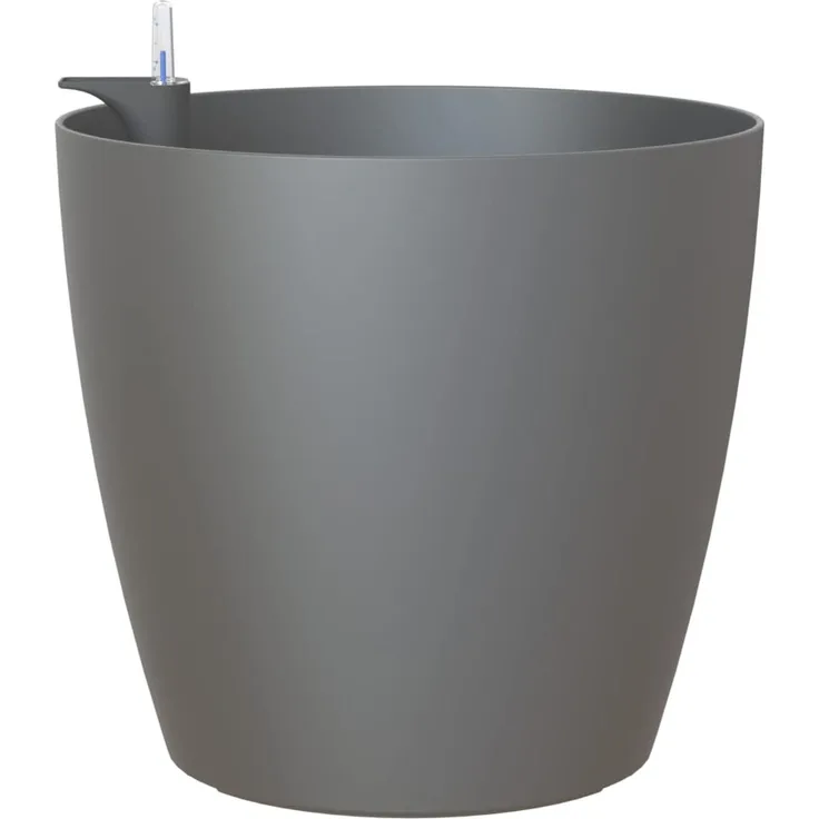 ARTEVASI San Remo Übertopf, matt, mit Selbstbewässerungssystem, 30 cm, anthrazit