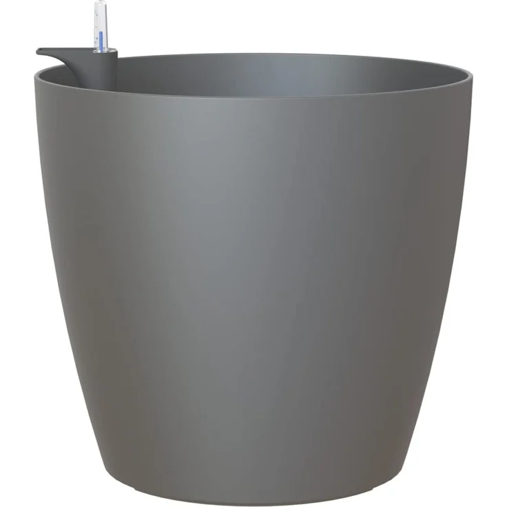 ARTEVASI San Remo Übertopf, matt, mit Selbstbewässerungssystem, 30 cm, anthrazit
