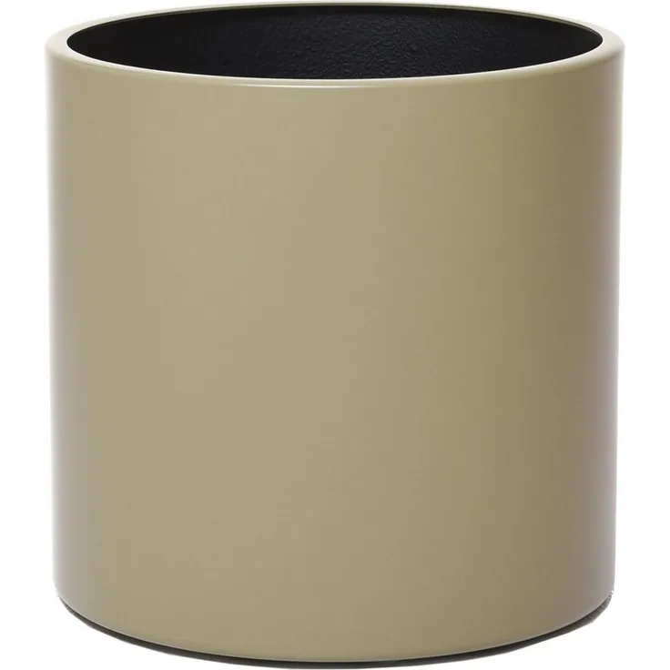 VIVANNO Blumentopf Aluminium NEW RONDO Rund - Grün Matt (1 St), 35x35 cm