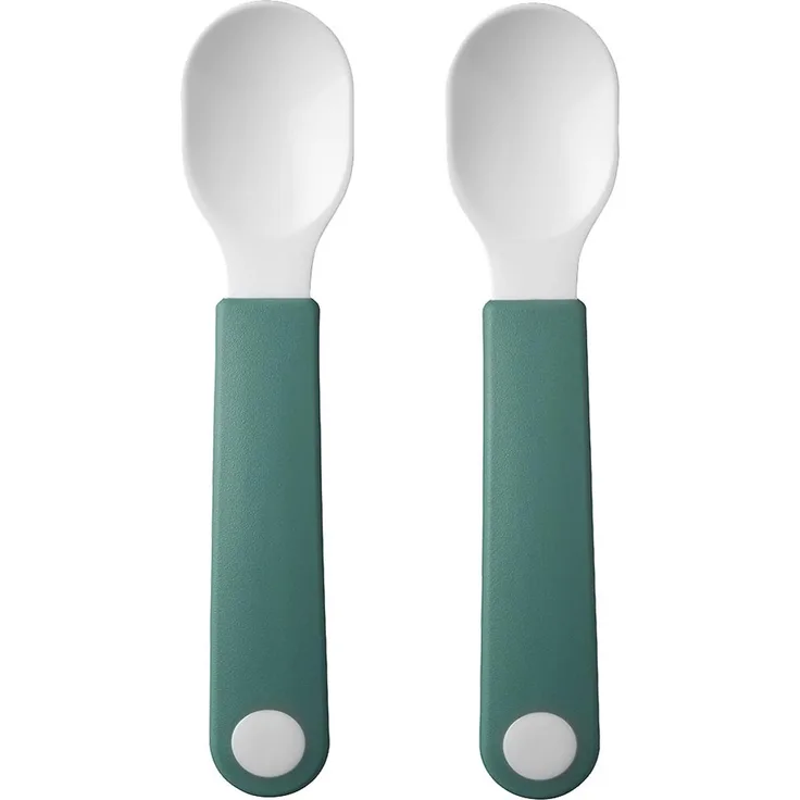 Mepal MIO Lernlöffel deep turquoise 2er Set