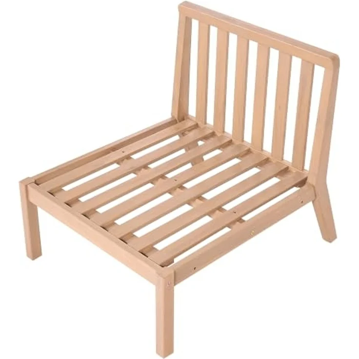 1-Sitzer Garten-Eckmodul RIVELLO Akazienholz Hellbraun – Bild 7