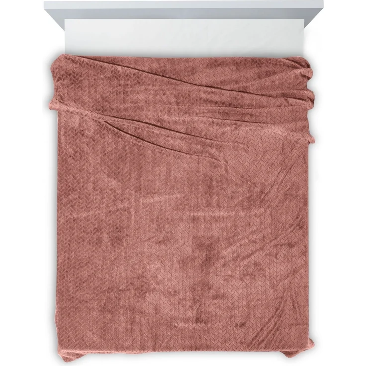 Wohndecke Kuscheldecke Decke MICROFASER Sofadecke Tagesdecke CINDY 170X210 cm rosa – Bild 5