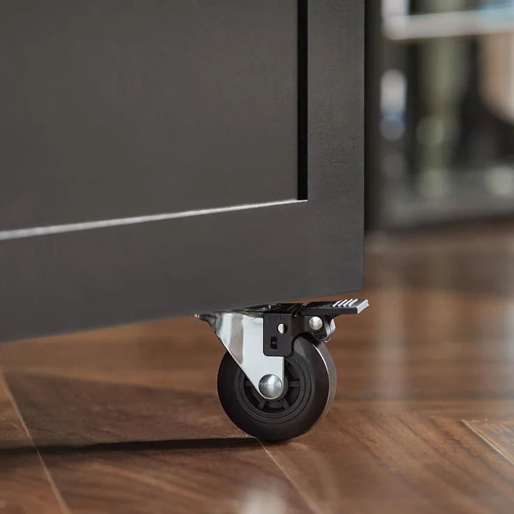 SoBuy FKW75-SCH Kücheninsel, MDF, Lackiert, Schwarz, 60 x 40 x 90 cm – Bild 10