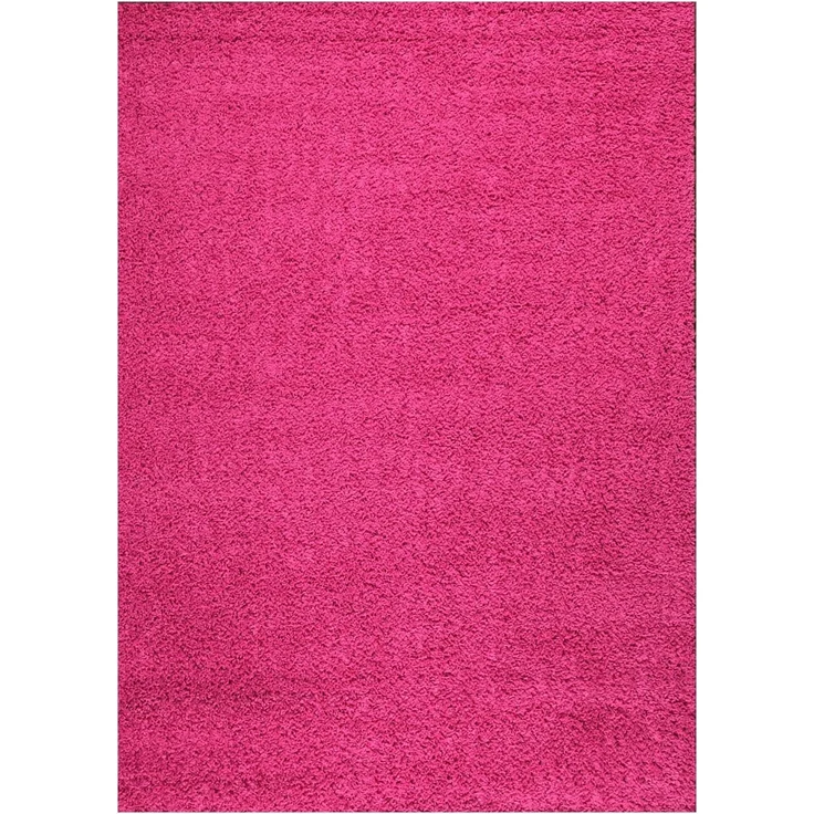 Vimoda Hochflor-Teppich Prime Shaggy Langflor Teppich pink, Rund, Höhe: 30 mm, Einfarbig Modern Läufer Pink Rosa – Bild 5