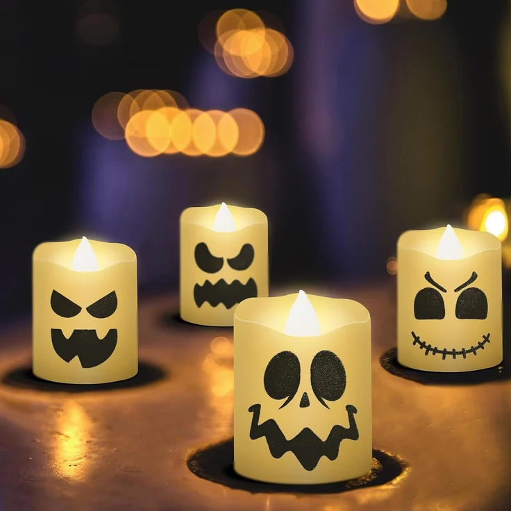ABC 6-teiliges Weihnachtsdekoration-Set, für Weihnachten, für Halloween, mehrfarbig, Polyester, 10 x 26 x 18 cm – Bild 2