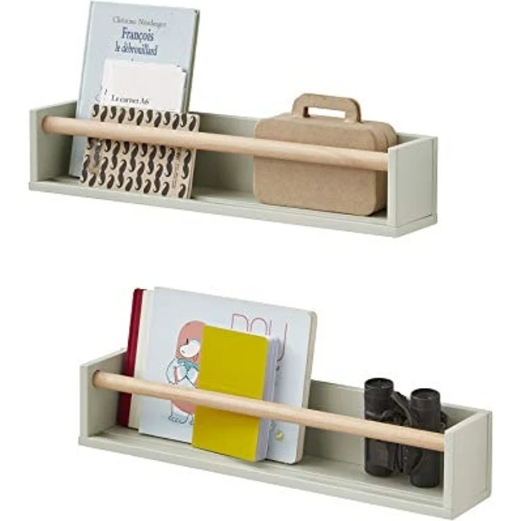 vertbaudet Wandregal 2er-Set Wandregale KONFETTI Kinderzimmer – Bild 1