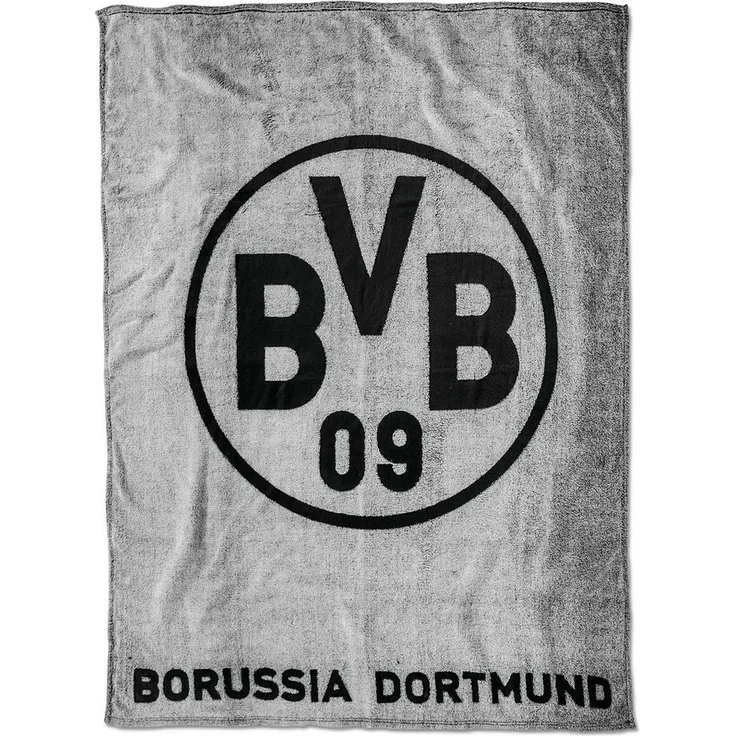BVB Kopfkissen BVB-Fleecedecke (grau), Füllung: 100 % Polyester Coral Fleece, Bezug: 100 % Polyester Coral Fleece, Rückenschläfer