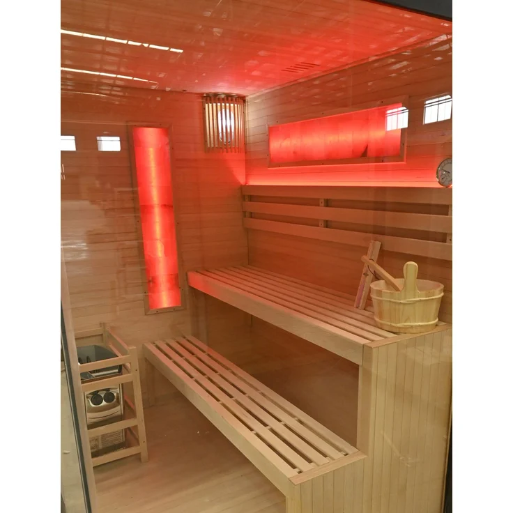LUXOR 1 Sauna 2 Pers. 120x120x190 cm – Bild 9