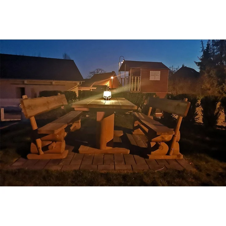 LED Camping Laterne "CT-CL Copper"ØxH 12x23,5cm, 4x AA, warmweiß, dimmbar – Bild 7