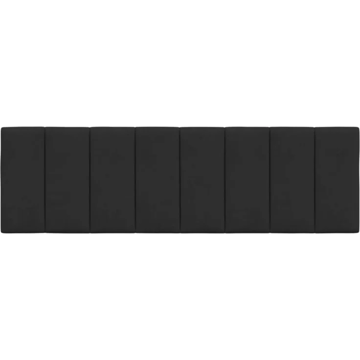 vidaXL Kopfteil-Kissen Schwarz 160 cm Samt 374677 – Bild 4